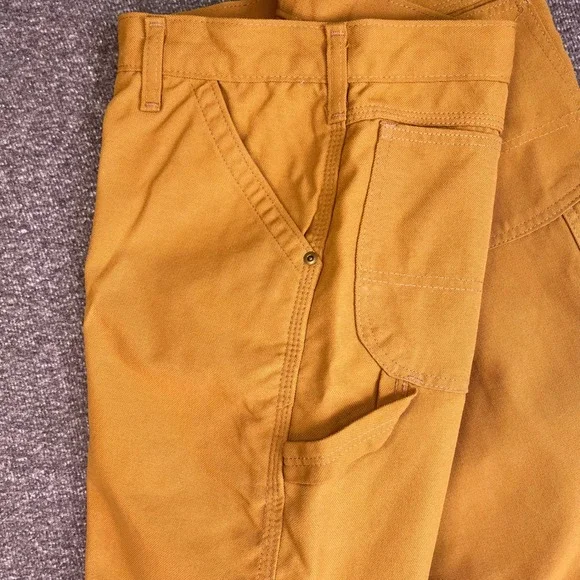 VTG Walls Master Made Carpenter Pants Mens 40x32 Tan Workwear Nylon USA Hunting - Picture 13 of 16